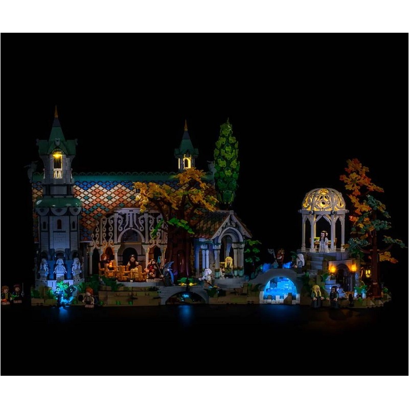 Light My Bricks - Lighting set suitable for LEGO The Lord of the Rings Rivendell 10316