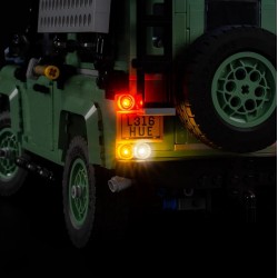 Light My Bricks - Lighting set suitable for LEGO Land Rover Classic Defender 90 10317