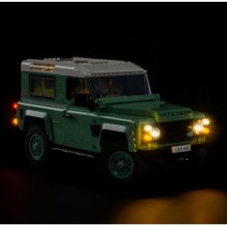 Light My Bricks - Beleuchtungsset geeignet für LEGO Land Rover Classic Defender 90 10317