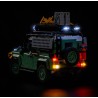 Light My Bricks - Beleuchtungsset geeignet für LEGO Land Rover Classic Defender 90 10317