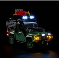 Light My Bricks - Verlichtingsset geschikt voor LEGO Land Rover Classic Defender 90 10317