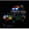 Light My Bricks - Beleuchtungsset geeignet für LEGO Land Rover Classic Defender 90 10317