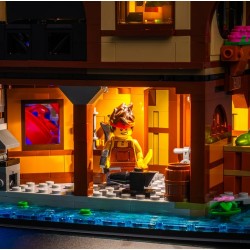 Light My Bricks - Lighting set suitable for LEGO Ninjago City Markets 71799