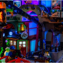 Light My Bricks - Lighting set suitable for LEGO Ninjago City Markets 71799