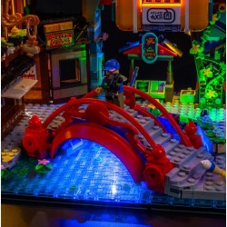 Light My Bricks - Lighting set suitable for LEGO Ninjago City Markets 71799