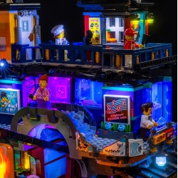 Light My Bricks - Lighting set suitable for LEGO Ninjago City Markets 71799