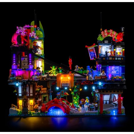 Light My Bricks - Verlichtingsset geschikt voor LEGO Ninjago City Markets 71799