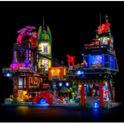 Light My Bricks - Lighting set suitable for LEGO Ninjago City Markets 71799