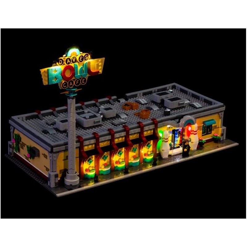 Light My Bricks - Lighting set suitable for LEGO Retro Bowling Alley 910013