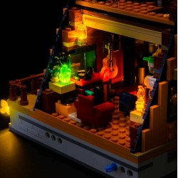 Light My Bricks - Lighting set suitable for LEGO A-Frame Cabin 21338