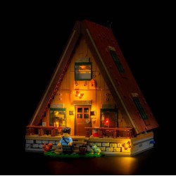 Light My Bricks - Beleuchtungsset geeignet für LEGO A-Frame Cabin 21338