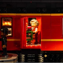 Light My Bricks - Beleuchtungsset geeignet für LEGO Hogwarts Express 76405 - Sammleredition
