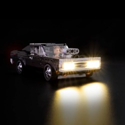 Light My Bricks - Lighting set suitable for LEGO Speed Champions - 1970 Dodge Charger R/T 76912