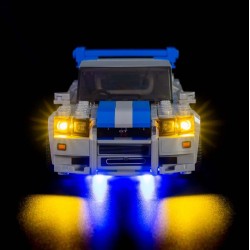 Light My Bricks - Beleuchtungsset geeignet für LEGO Speed Champions Nissan Skyline GT-R 76917