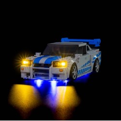 Light My Bricks - Beleuchtungsset geeignet für LEGO Speed Champions Nissan Skyline GT-R 76917