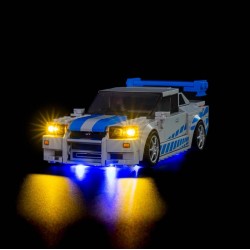 Light My Bricks - Lighting set suitable for LEGO Speed Champions Nissan Skyline GT-R 76917