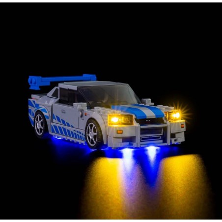 Light My Bricks - Beleuchtungsset geeignet für LEGO Speed Champions Nissan Skyline GT-R 76917