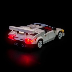 Light My Bricks - Lighting set suitable for LEGO Speed Champions Lamborghini Countach 76908