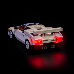 Light My Bricks - Lighting set suitable for LEGO Speed Champions Lamborghini Countach 76908