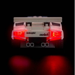 Light My Bricks - Lighting set suitable for LEGO Speed Champions Lamborghini Countach 76908