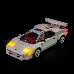 Light My Bricks - Beleuchtungsset geeignet für LEGO Speed Champions Lamborghini Countach 76908