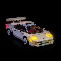 Light My Bricks - Lighting set suitable for LEGO Speed Champions Lamborghini Countach 76908