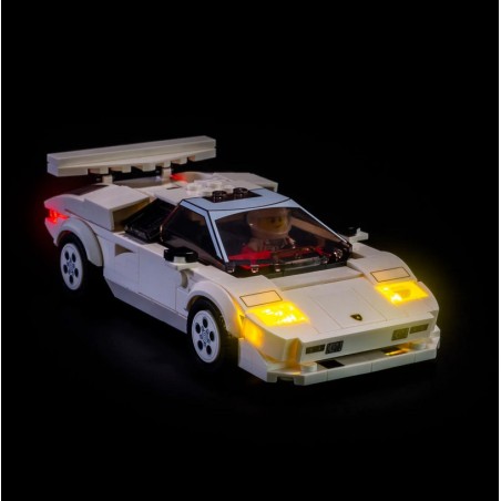 Light My Bricks - Lighting set suitable for LEGO Speed Champions Lamborghini Countach 76908