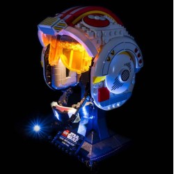 Light My Bricks - Lighting set suitable for LEGO Luke Skywalker Red Five Helmet 75327