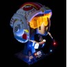 Light My Bricks - Lighting set suitable for LEGO Luke Skywalker Red Five Helmet 75327