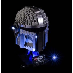 Light My Bricks - Lighting set suitable for LEGO The Mandalorian Helmet 75328