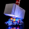 Light My Bricks - Lighting set suitable for LEGO Thor's Hammer 76209