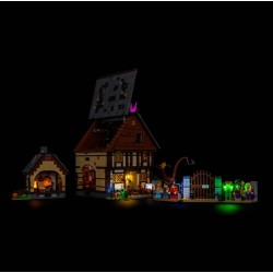 Light My Bricks - Beleuchtungsset geeignet für LEGO Disney Hocus Pocus The Sanderson Sisters' House 21341