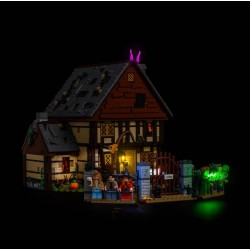 Light My Bricks - Verlichtingsset geschikt voor LEGO Disney Hocus Pocus The Sanderson Sisters' House 21341