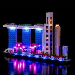 Light My Bricks - Lighting set suitable for LEGO Singapore 21057