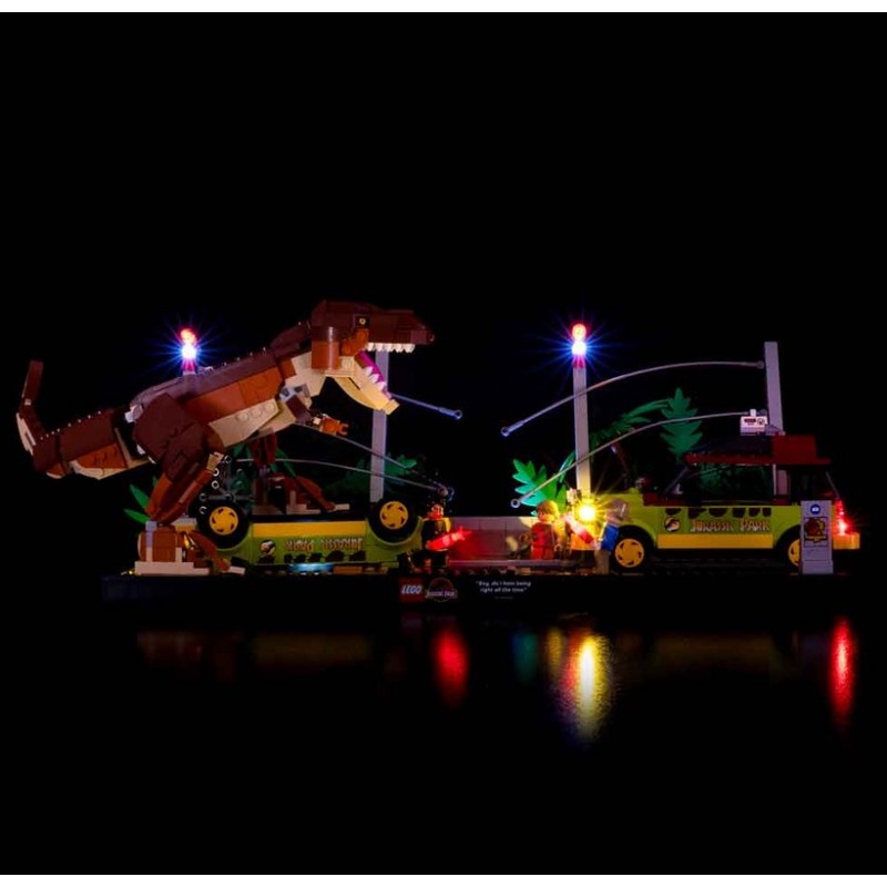 Light My Bricks - Beleuchtungsset geeignet für LEGO T.Rex Breakout 76956