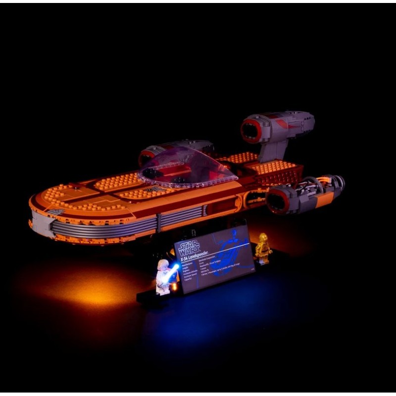 Light My Bricks - Lighting set suitable for LEGO UCS Luke Skywalker's Landspeeder 75341