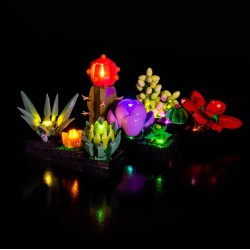 Light My Bricks - Lighting set suitable for LEGO Succulents 10309