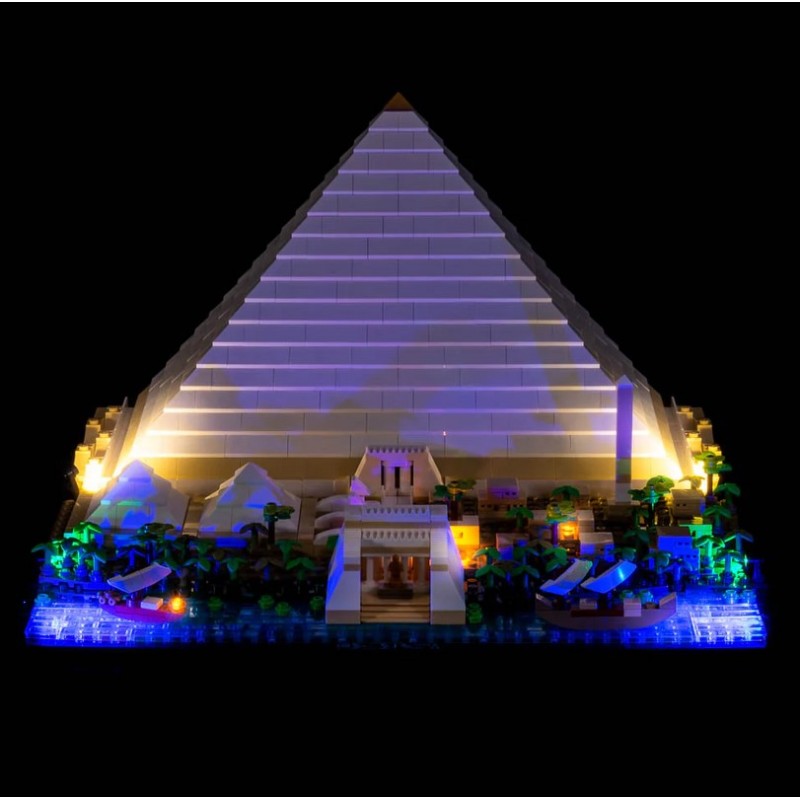 Light My Bricks - Verlichtingsset geschikt voor LEGO Great Pyramid of Giza 21058