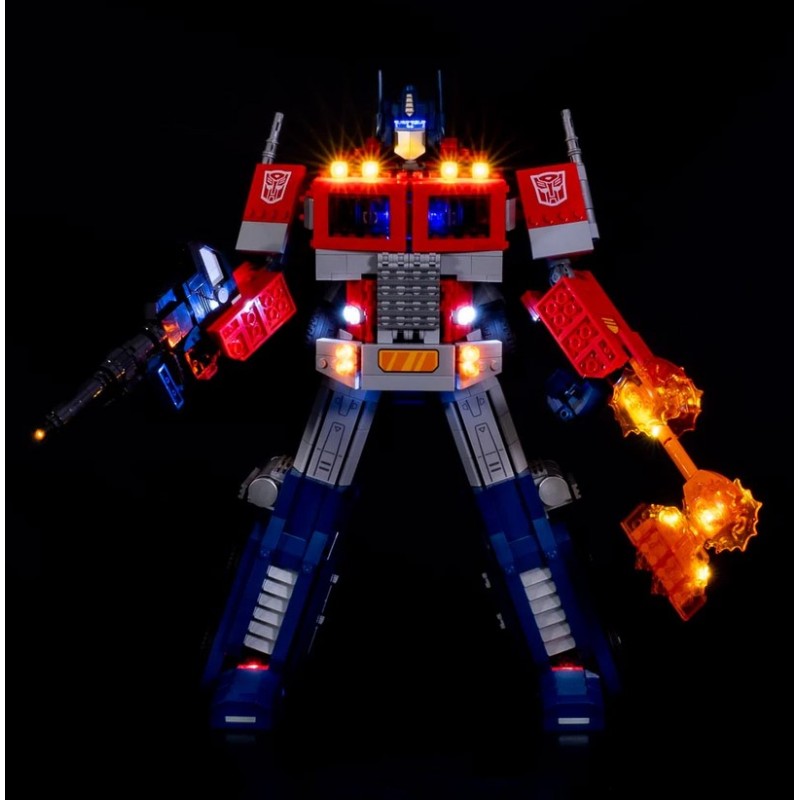 Light My Bricks - Beleuchtungsset geeignet für LEGO Optimus Prime 10302