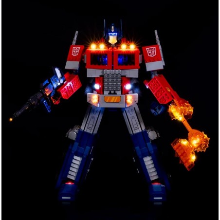 Light My Bricks - Lighting set suitable for LEGO Optimus Prime 10302