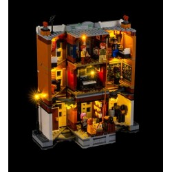 Light My Bricks - Lighting set suitable for LEGO Harry Potter 12 Grimmmauld Place 76408