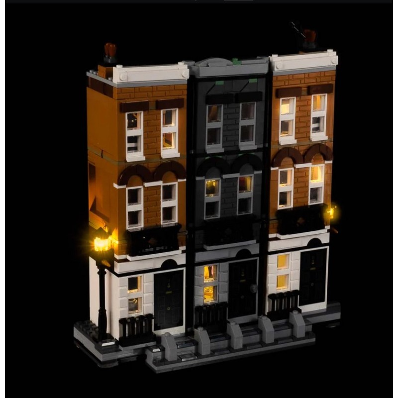 Light My Bricks - Lighting set suitable for LEGO Harry Potter 12 Grimmmauld Place 76408