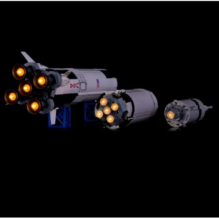 Light My Bricks - Lighting set suitable for LEGO NASA Apollo Saturn V 92176