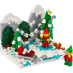 LEGO® Wintertafereel met elfen - 40564