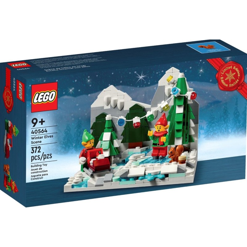 LEGO® Wintertafereel met elfen - 40564