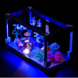 Light My Bricks - Beleuchtungsset geeignet für LEGO Fish Tank 31122