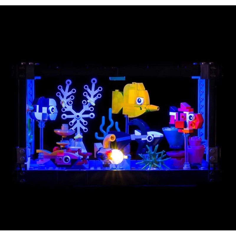 Light My Bricks - Beleuchtungsset geeignet für LEGO Fish Tank 31122