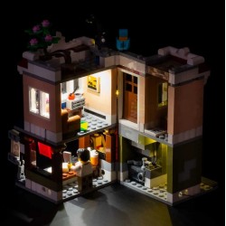 Light My Bricks - Lighting set suitable for LEGO Downtown Noodle Shop 31131