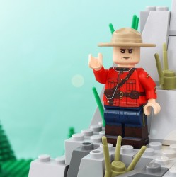 Canadian Mountie Minifigure