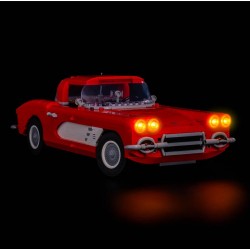 Light My Bricks - Lighting set suitable for LEGO Chevrolet Corvette 1961 10321